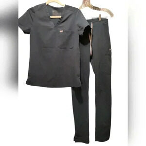 Figs Women's Straight Leg Pants - Dark Gray
